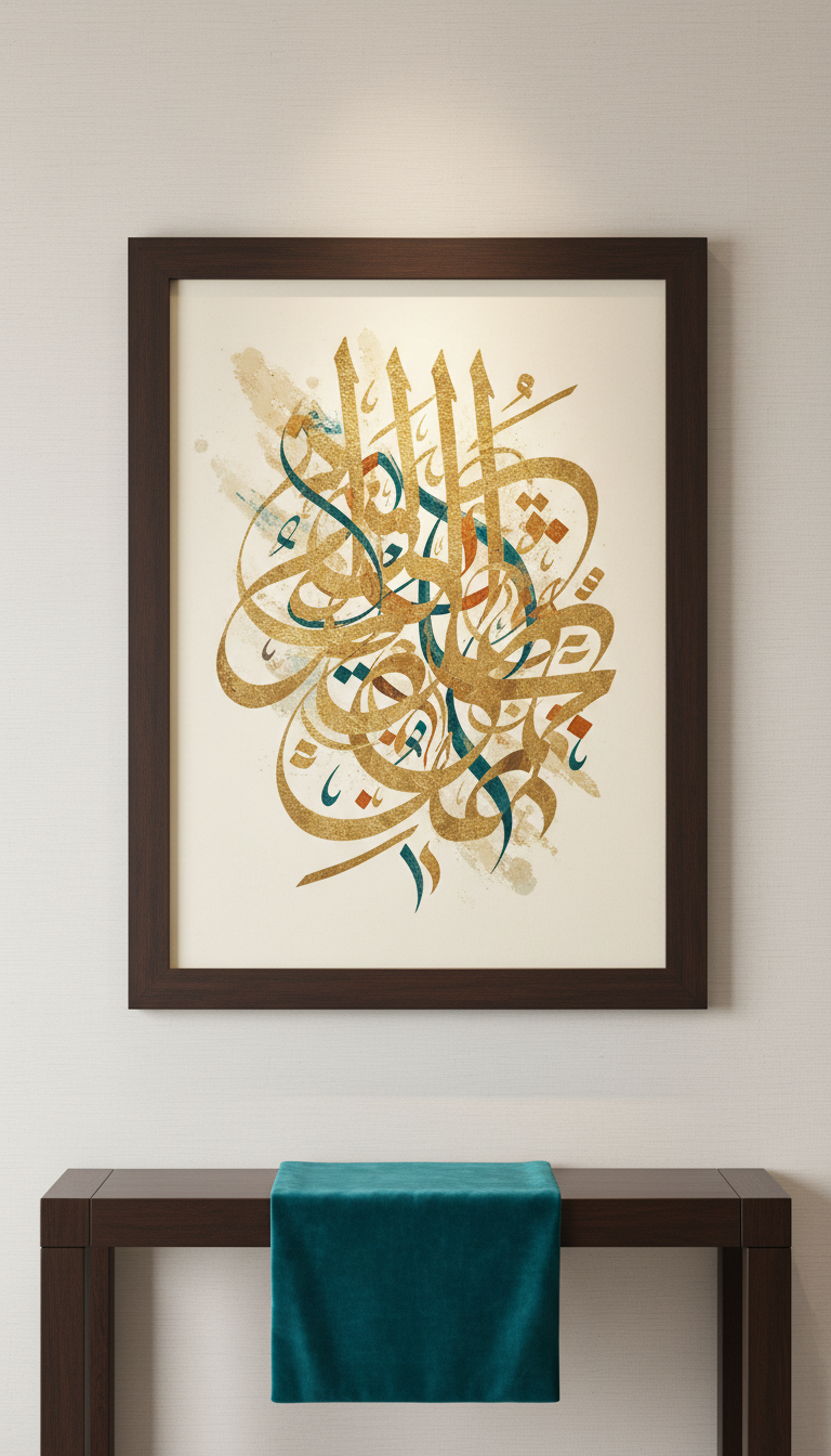 Custom Commissioned Calligraphy Artwork